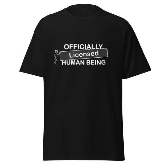 Officially Licensed Human Being Tee (Dark Variation)