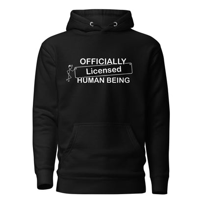 Officially Licensed Human Being Hoodie (Dark Variations)