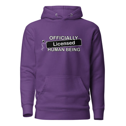 Officially Licensed Human Being Hoodie (Dark Variations)